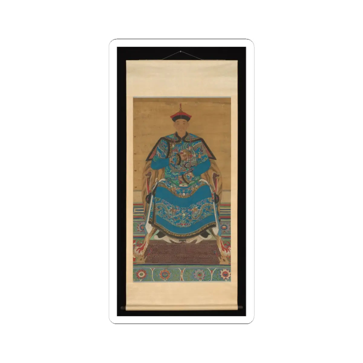 Unidentified artist - Portrait of Hoshan - 19th century v2 - STICKER Vinyl Kiss-Cut Decal