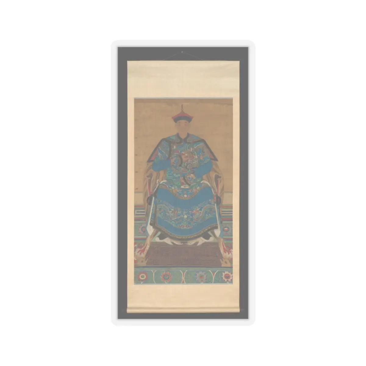 Unidentified artist - Portrait of Hoshan - 19th century v2 - STICKER Vinyl Kiss-Cut Decal