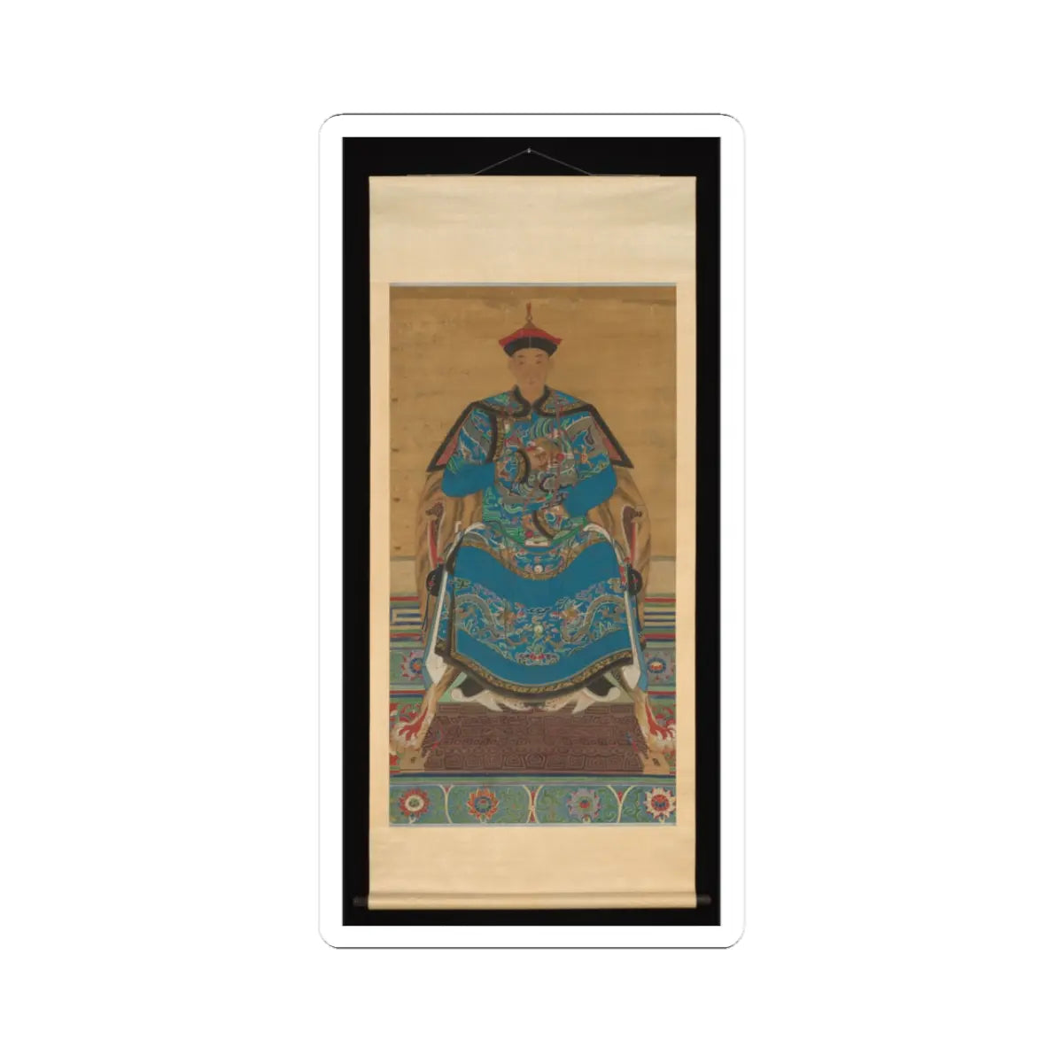 Unidentified artist - Portrait of Hoshan - 19th century v2 - STICKER Vinyl Kiss-Cut Decal