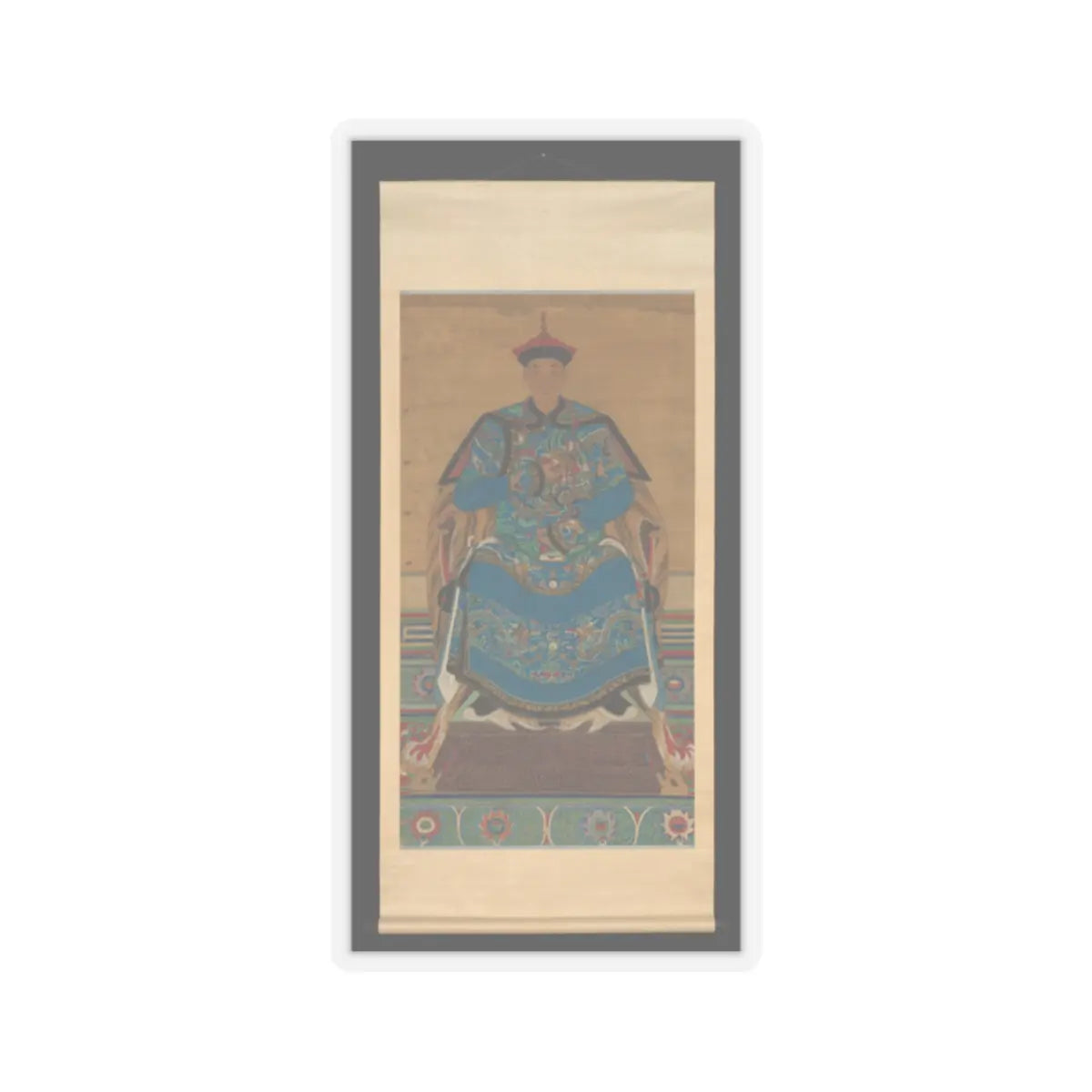 Unidentified artist - Portrait of Hoshan - 19th century v2 - STICKER Vinyl Kiss-Cut Decal
