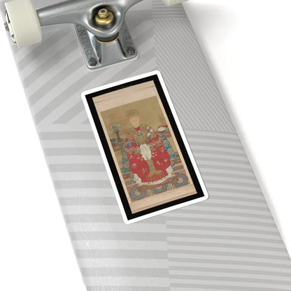 Unidentified artist - Portrait of Madame Wei Yixie - 19th century v2 - STICKER Vinyl Kiss-Cut Decal