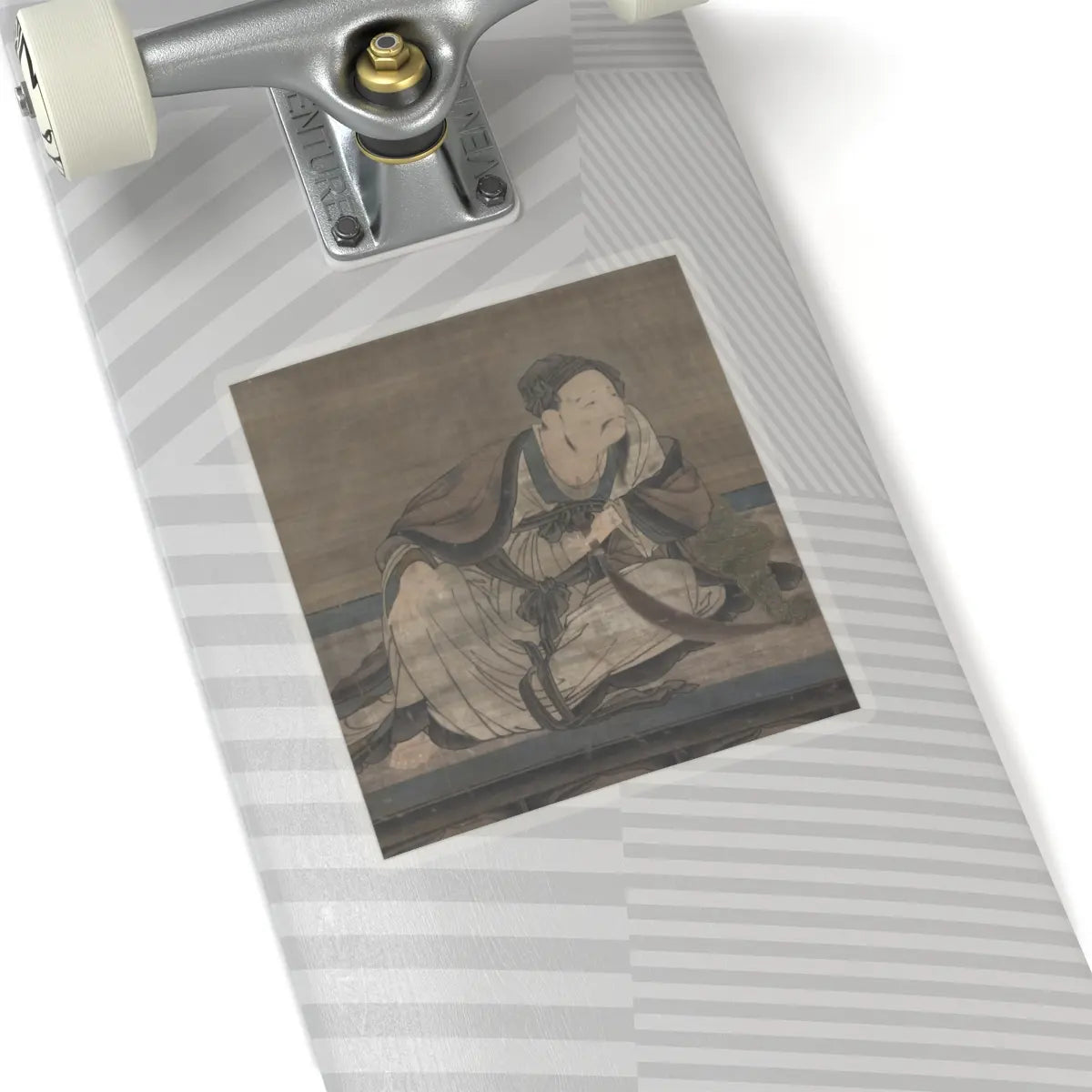 Unidentified artist - Portrait of Vimalakirti - unknown v3 - STICKER Vinyl Kiss-Cut Decal