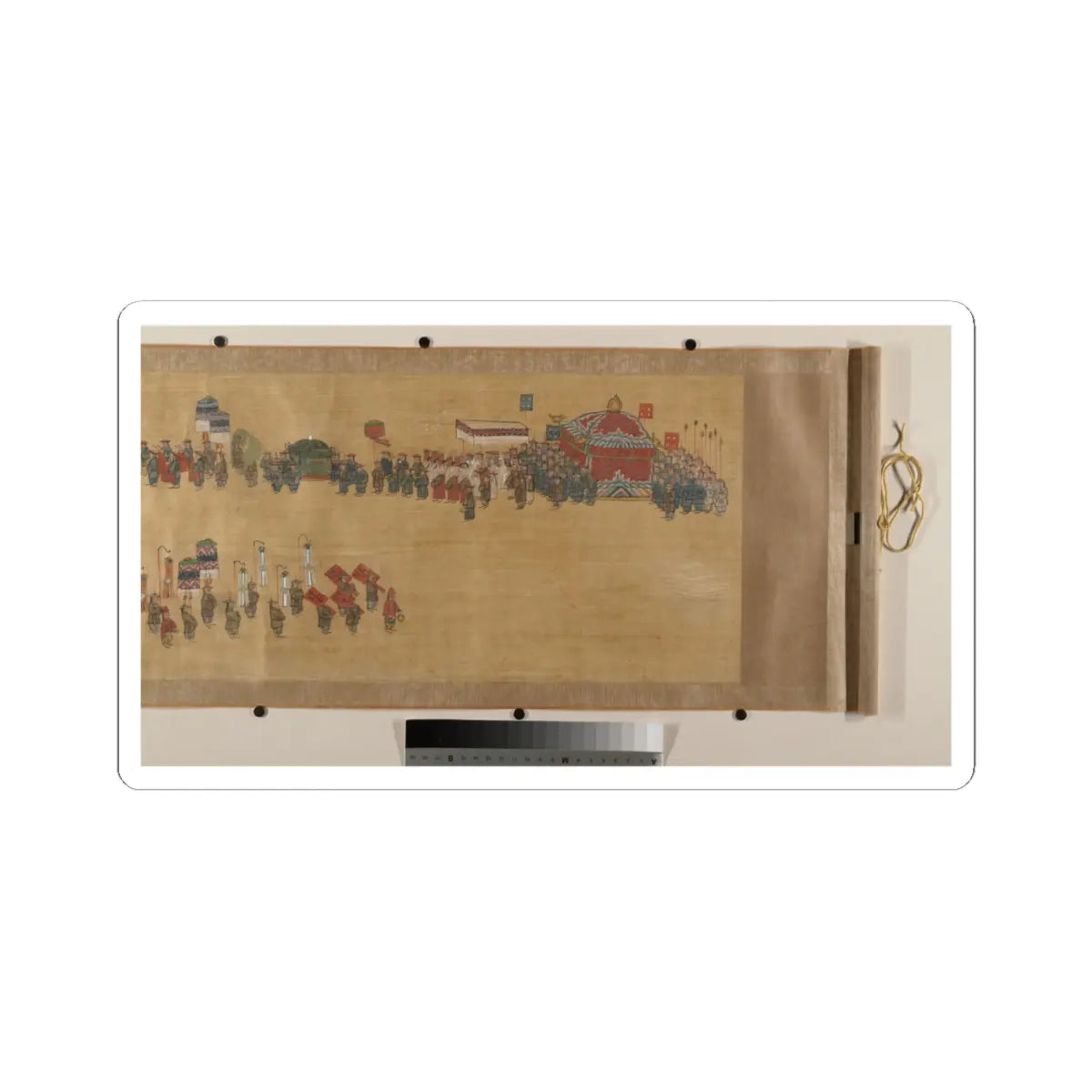 Unidentified artist - Procession - late 19th century v3 - STICKER Vinyl Kiss-Cut Decal