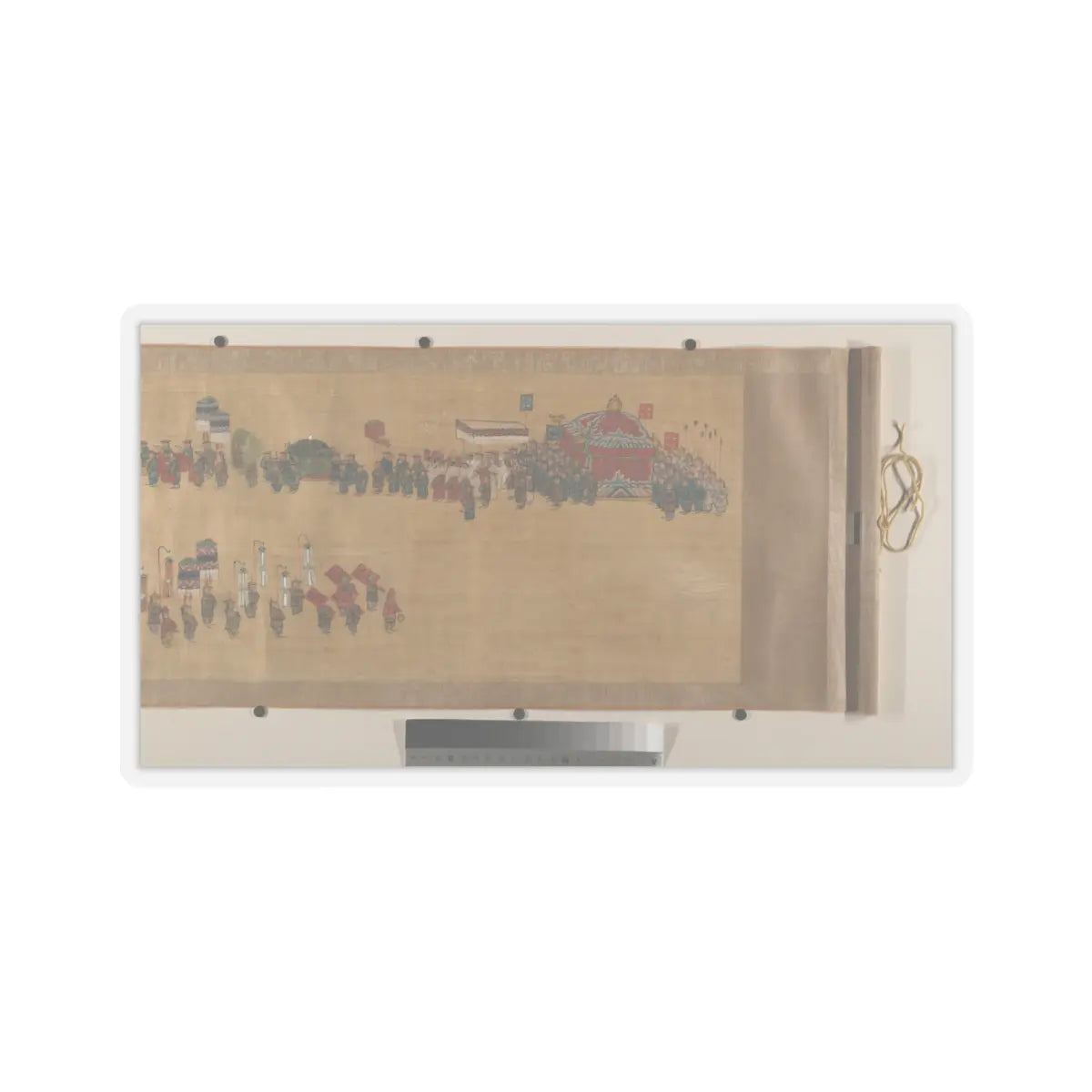 Unidentified artist - Procession - late 19th century v3 - STICKER Vinyl Kiss-Cut Decal