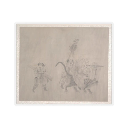 Unidentified artist - Procession of Arhats - unknown v10 - STICKER Vinyl Kiss-Cut Decal
