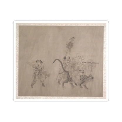 Unidentified artist - Procession of Arhats - unknown v10 - STICKER Vinyl Kiss-Cut Decal