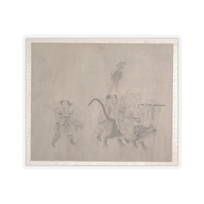 Unidentified artist - Procession of Arhats - unknown v10 - STICKER Vinyl Kiss-Cut Decal