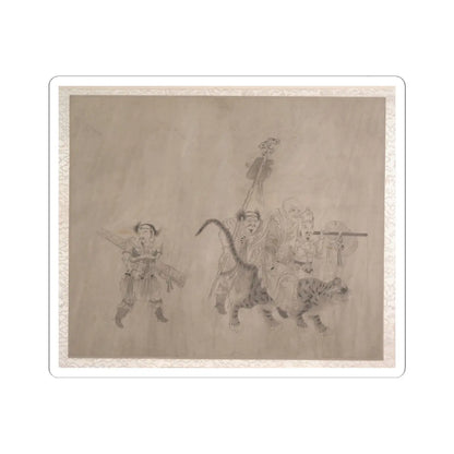 Unidentified artist - Procession of Arhats - unknown v10 - STICKER Vinyl Kiss-Cut Decal
