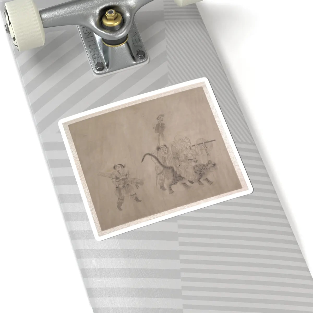 Unidentified artist - Procession of Arhats - unknown v10 - STICKER Vinyl Kiss-Cut Decal