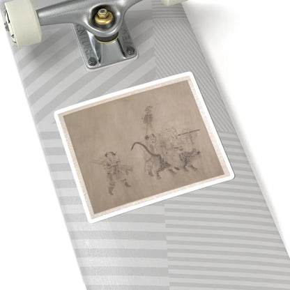 Unidentified artist - Procession of Arhats - unknown v10 - STICKER Vinyl Kiss-Cut Decal