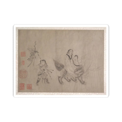 Unidentified artist - Procession of Arhats - unknown v3 - STICKER Vinyl Kiss-Cut Decal