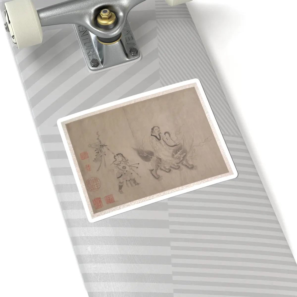 Unidentified artist - Procession of Arhats - unknown v3 - STICKER Vinyl Kiss-Cut Decal