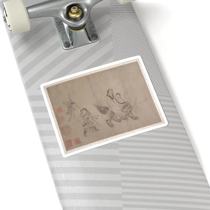 Unidentified artist - Procession of Arhats - unknown v3 - STICKER Vinyl Kiss-Cut Decal