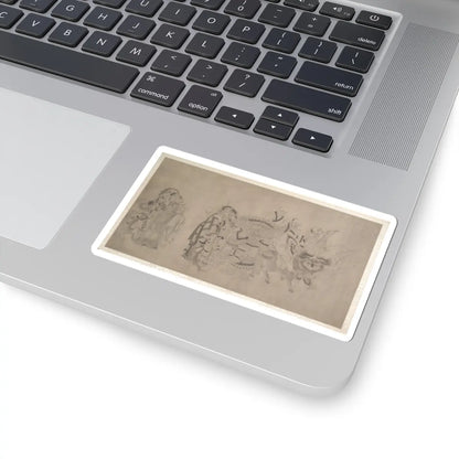 Unidentified artist - Procession of Arhats - unknown v5 - STICKER Vinyl Kiss-Cut Decal