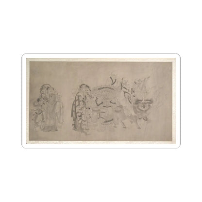 Unidentified artist - Procession of Arhats - unknown v5 - STICKER Vinyl Kiss-Cut Decal
