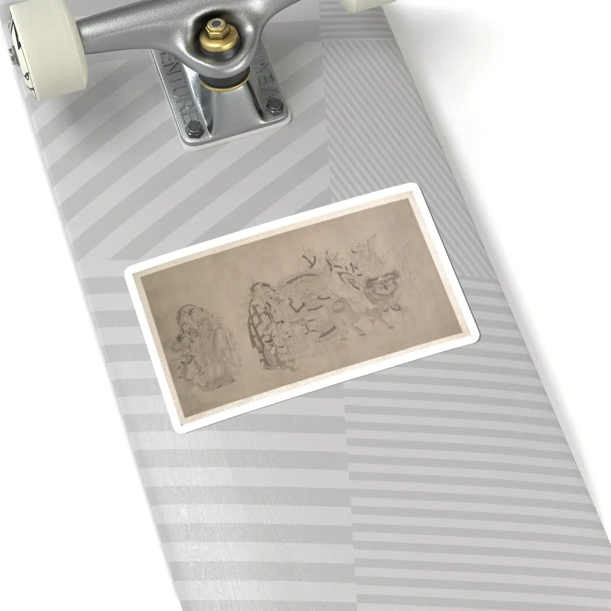Unidentified artist - Procession of Arhats - unknown v5 - STICKER Vinyl Kiss-Cut Decal