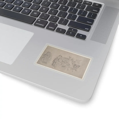 Unidentified artist - Procession of Arhats - unknown v5 - STICKER Vinyl Kiss-Cut Decal