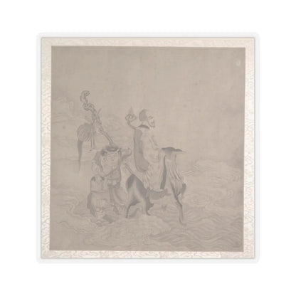 Unidentified artist - Procession of Arhats - unknown v7 - STICKER Vinyl Kiss-Cut Decal