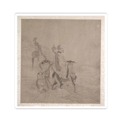 Unidentified artist - Procession of Arhats - unknown v7 - STICKER Vinyl Kiss-Cut Decal
