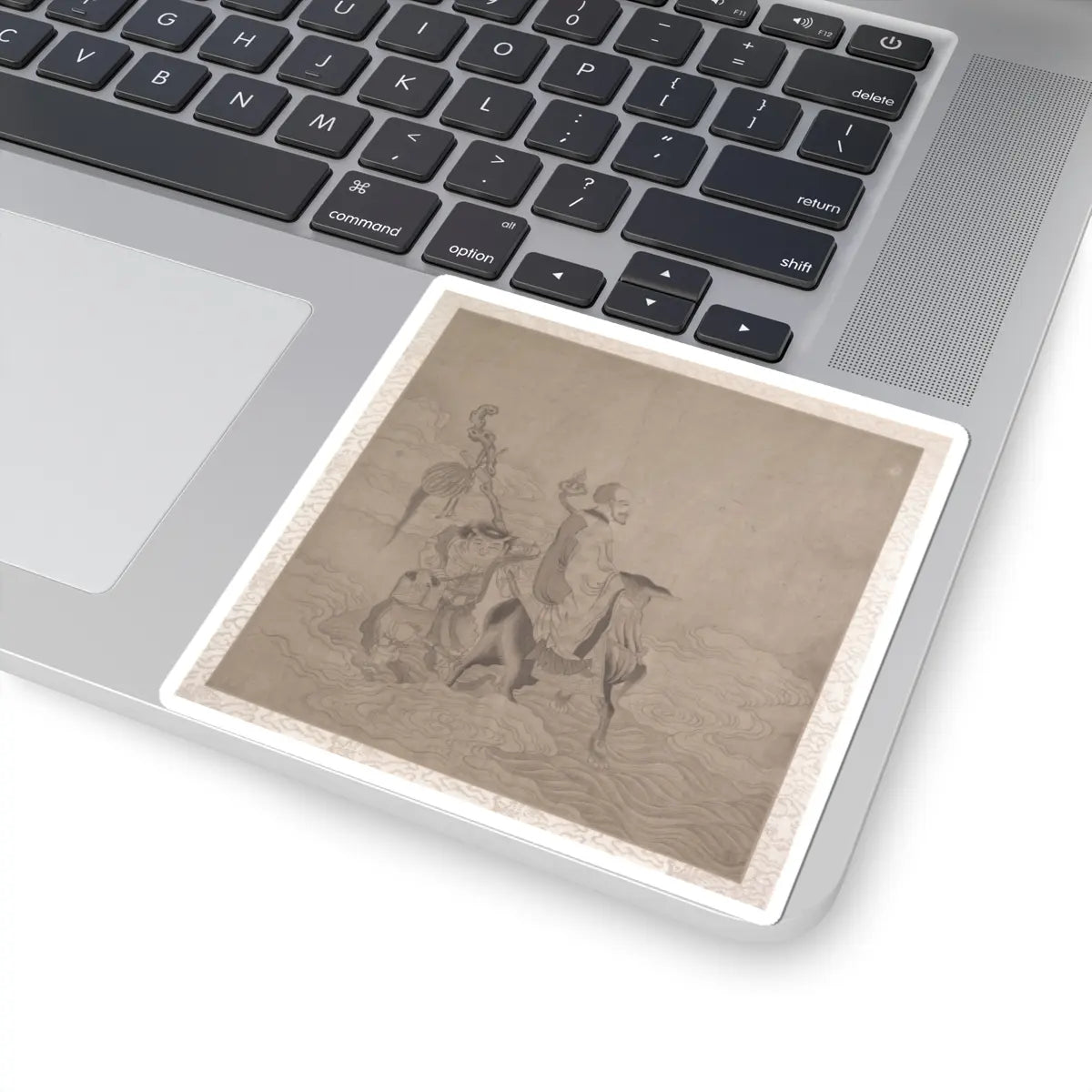 Unidentified artist - Procession of Arhats - unknown v7 - STICKER Vinyl Kiss-Cut Decal