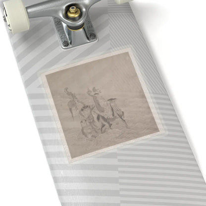 Unidentified artist - Procession of Arhats - unknown v7 - STICKER Vinyl Kiss-Cut Decal