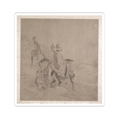 Unidentified artist - Procession of Arhats - unknown v7 - STICKER Vinyl Kiss-Cut Decal