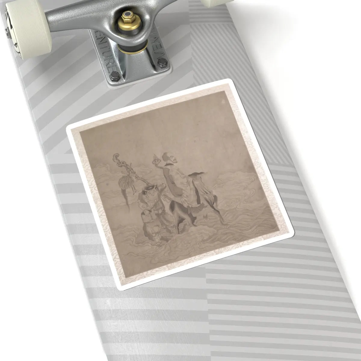 Unidentified artist - Procession of Arhats - unknown v7 - STICKER Vinyl Kiss-Cut Decal