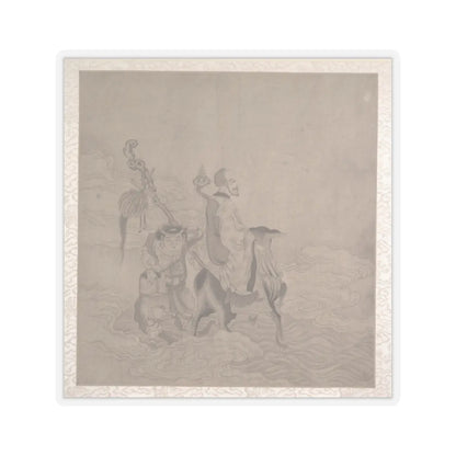 Unidentified artist - Procession of Arhats - unknown v7 - STICKER Vinyl Kiss-Cut Decal