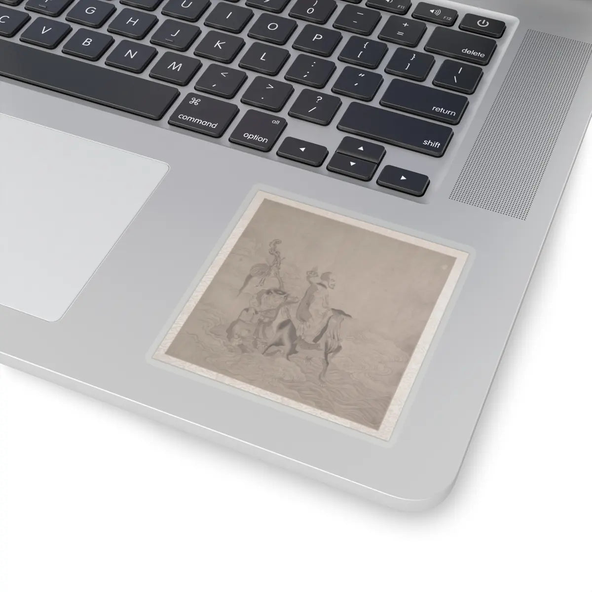 Unidentified artist - Procession of Arhats - unknown v7 - STICKER Vinyl Kiss-Cut Decal
