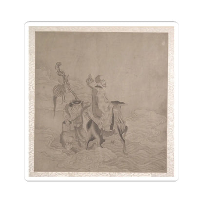 Unidentified artist - Procession of Arhats - unknown v7 - STICKER Vinyl Kiss-Cut Decal