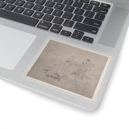 Unidentified artist - Procession of Arhats - unknown v8 - STICKER Vinyl Kiss-Cut Decal