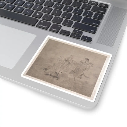 Unidentified artist - Procession of Arhats - unknown v8 - STICKER Vinyl Kiss-Cut Decal