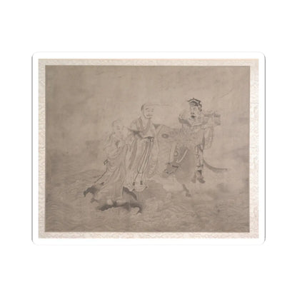 Unidentified artist - Procession of Arhats - unknown v8 - STICKER Vinyl Kiss-Cut Decal