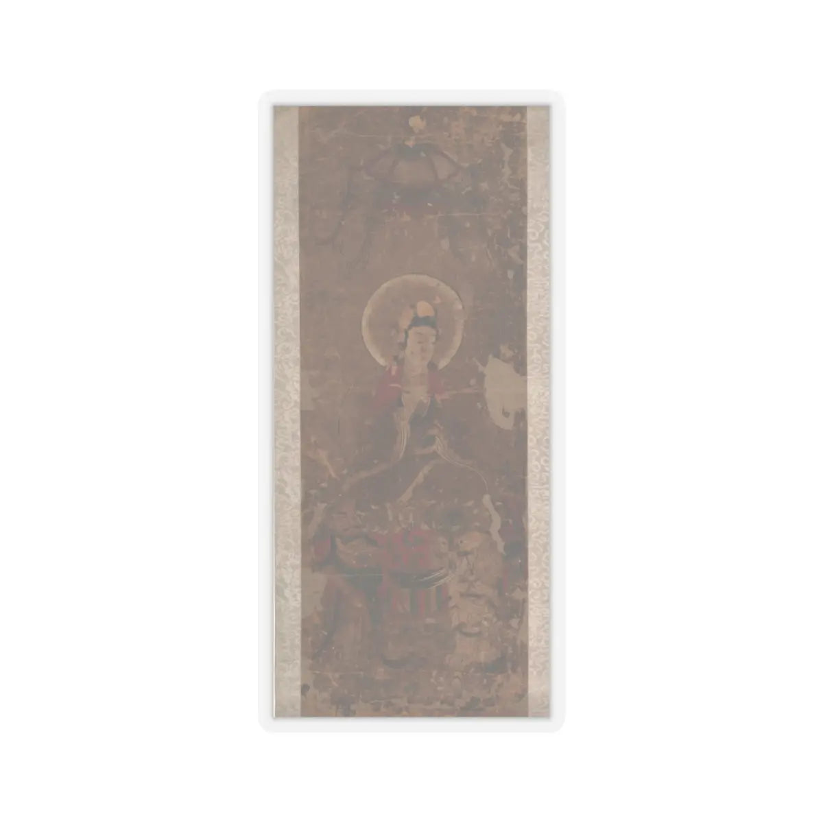 Unidentified artist - Pu Xian on Elephant - unknown - STICKER Vinyl Kiss-Cut Decal