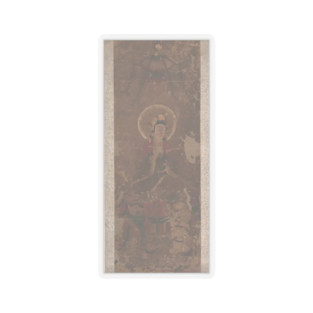 Unidentified artist - Pu Xian on Elephant - unknown - STICKER Vinyl Kiss-Cut Decal
