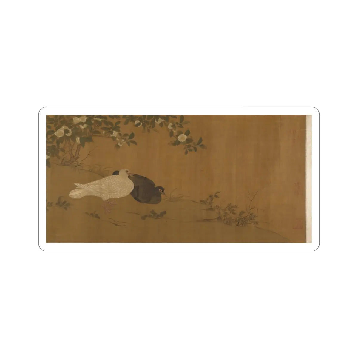 Unidentified artist - Quail - unknown v2 - STICKER Vinyl Kiss-Cut Decal