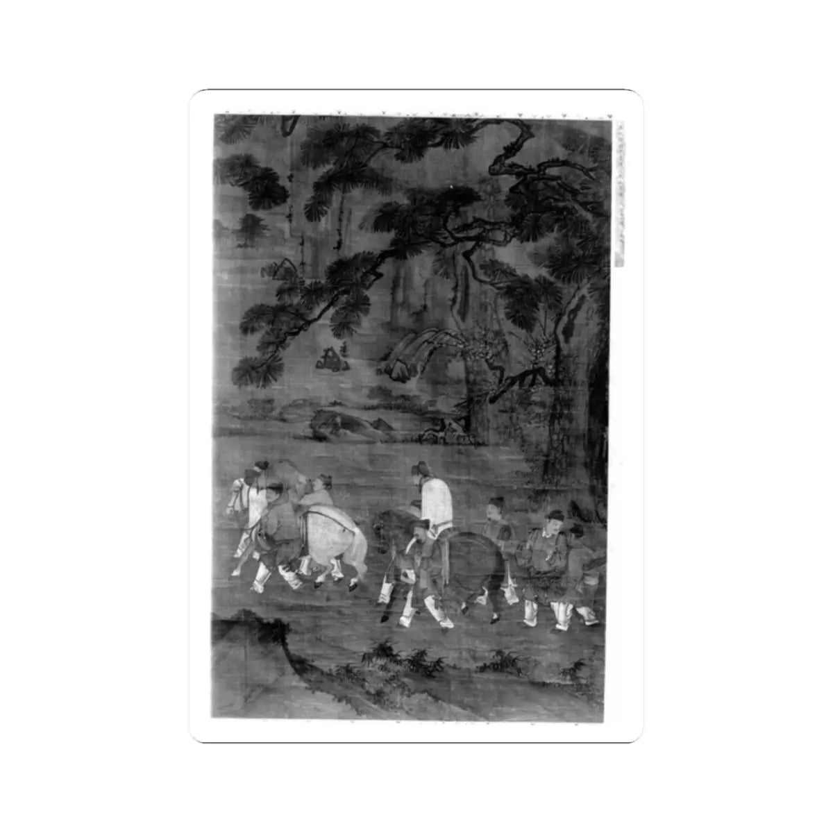Unidentified artist - Returning from a Banquet - unknown - STICKER Vinyl Kiss-Cut Decal
