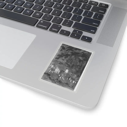 Unidentified artist - Returning from a Banquet - unknown - STICKER Vinyl Kiss-Cut Decal