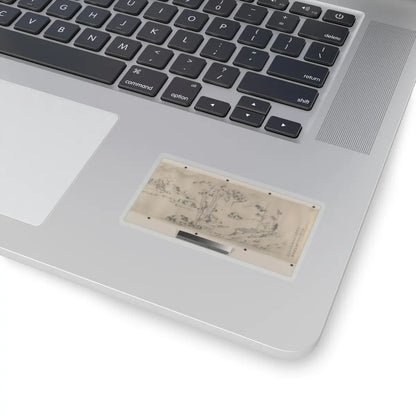 Unidentified artist - River Landscape with Thirteen Inscriptions - unknown v6 - STICKER Vinyl Kiss-Cut Decal