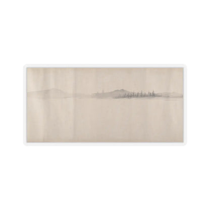 Unidentified artist - River Scene in Winter - dated 1661 v13 - STICKER Vinyl Kiss-Cut Decal