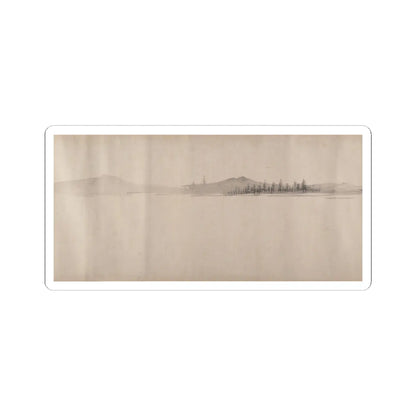 Unidentified artist - River Scene in Winter - dated 1661 v13 - STICKER Vinyl Kiss-Cut Decal