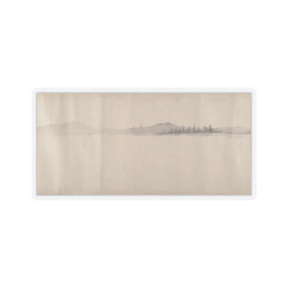 Unidentified artist - River Scene in Winter - dated 1661 v13 - STICKER Vinyl Kiss-Cut Decal