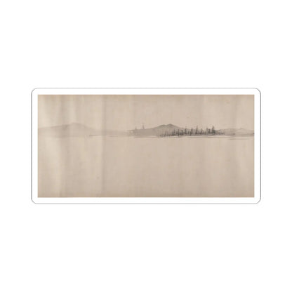 Unidentified artist - River Scene in Winter - dated 1661 v13 - STICKER Vinyl Kiss-Cut Decal