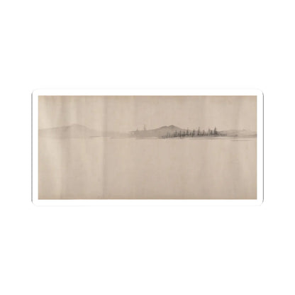 Unidentified artist - River Scene in Winter - dated 1661 v13 - STICKER Vinyl Kiss-Cut Decal