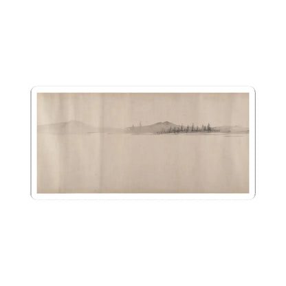 Unidentified artist - River Scene in Winter - dated 1661 v13 - STICKER Vinyl Kiss-Cut Decal