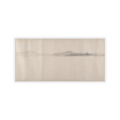 Unidentified artist - River Scene in Winter - dated 1661 v13 - STICKER Vinyl Kiss-Cut Decal