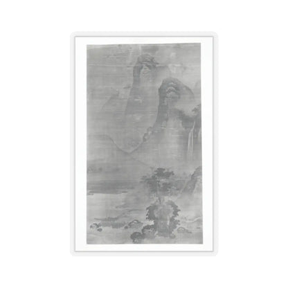 Unidentified artist - River Valley in Mist in the Zen Manner - 14th–15th century - STICKER Vinyl Kiss-Cut Decal