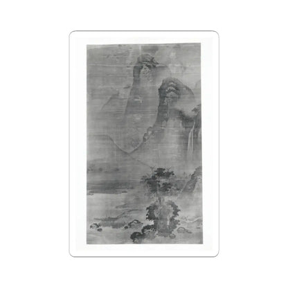 Unidentified artist - River Valley in Mist in the Zen Manner - 14th–15th century - STICKER Vinyl Kiss-Cut Decal