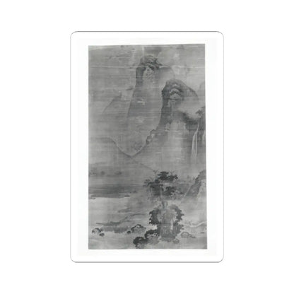 Unidentified artist - River Valley in Mist in the Zen Manner - 14th–15th century - STICKER Vinyl Kiss-Cut Decal