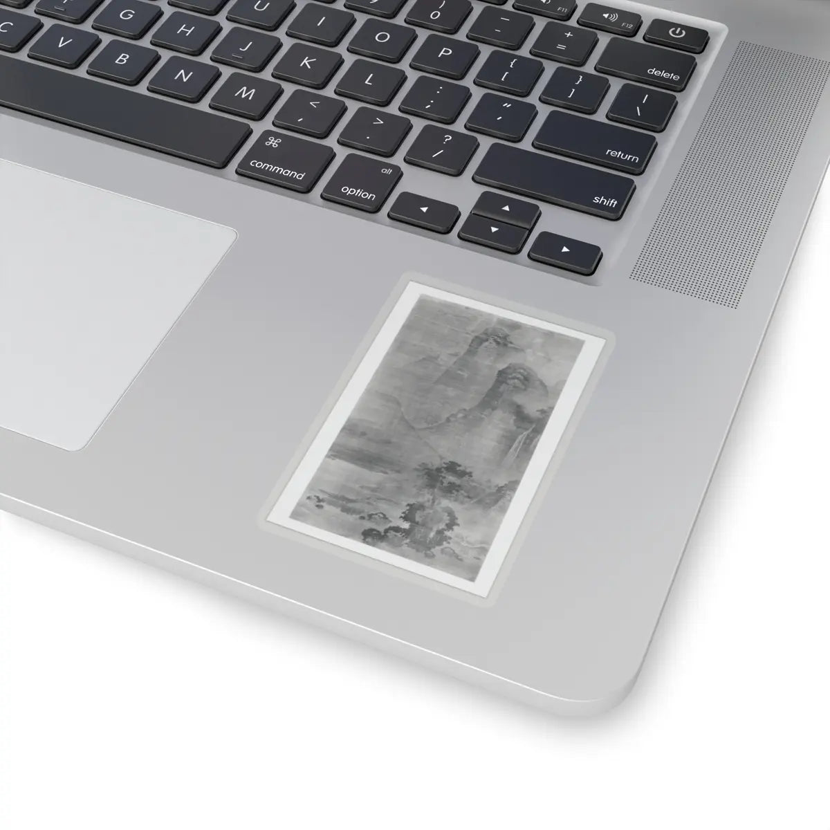 Unidentified artist - River Valley in Mist in the Zen Manner - 14th–15th century - STICKER Vinyl Kiss-Cut Decal